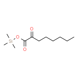2-Oxooctanoic acid trimethylsilyl ester结构式