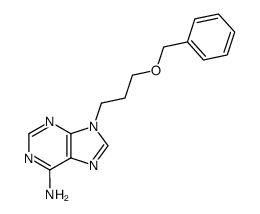9-(3-benzyloxypropyl)adenine Structure
