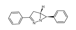 exo-3,6-diphenyl-1,2-diazabibyclo[3.1.0]hex-2-ene结构式