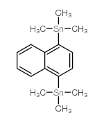 Stannane, 1,4-naphthalenediylbis[trimethyl-]- Structure