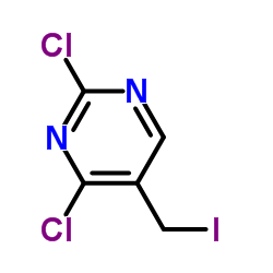 2,4-Dichloro-5-(iodomethyl)pyrimidine structure