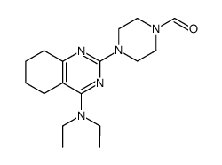 2-(4-Formylpiperazino)-4-diethylamino-5,6-tetramethylenepyrimidine Structure