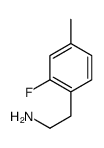 Benzeneethanamine, 2-fluoro-4-methyl- (9CI) Structure