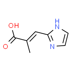 2-Propenoicacid,3-(1H-imidazol-2-yl)-2-methyl-(9CI) Structure