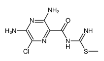 1-(3,5-diamino-6-chloro-pyrazine-2-carbonyl)-2-methyl-isothiourea结构式