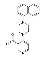 1-(naphthalen-1-yl)-4-(3-nitropyridin-4-yl)piperazine Structure