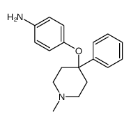 4-(1-methyl-4-phenylpiperidin-4-yl)oxyaniline结构式