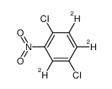 [3,4,6-(2)H3]-2,5-dichloronitrobenzene结构式