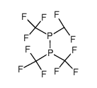 1-(difluoromethyl)-1,2,2-tris(trifluoromethyl)diphosphane结构式