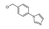 1-(4-(Chloromethyl)phenyl)-1H-imidazole structure
