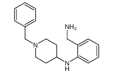 N-(2-(氨基甲基)苯基)-1-苄基哌啶-4-胺结构式
