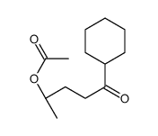 [(2R)-5-cyclohexyl-5-oxopentan-2-yl] acetate结构式