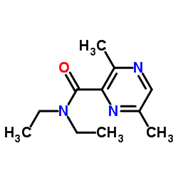 Pyrazinecarboxamide, N,N-diethyl-3,6-dimethyl- (9CI) structure