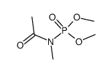 N-methyl-N-acetyldimethylphosphoramidate Structure