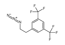 1-(2-azidoethyl)-3,5-bis(trifluoromethyl)benzene Structure