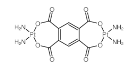 azanide; benzene-1,2,4,5-tetracarboxylic acid; platinum(+2) cation Structure
