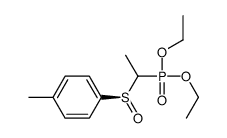 1-[(S)-1-diethoxyphosphorylethylsulfinyl]-4-methylbenzene结构式