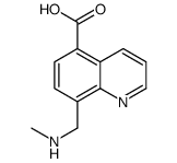 8-(methylaminomethyl)quinoline-5-carboxylic acid Structure