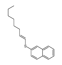 2-oct-1-enylsulfanylnaphthalene Structure