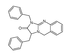1,3-dibenzyl-3,5-dihydroimidazo[2,1-b]quinazolin-2-one结构式