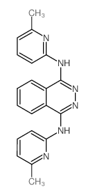 1,4-Phthalazinediamine,N1,N4-bis(6-methyl-2-pyridinyl)- Structure