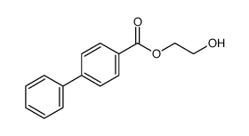 2-hydroxyethyl [1,1'-biphenyl]-4-carboxylate结构式