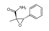 (2R,3S)-(-)-2-methyl-3-phenyloxiranecarboxamide Structure