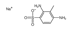 sodium 2,6-diaminotoluene-3-sulphonate结构式