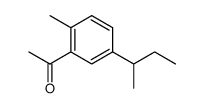 1-(5-sec-butyl-2-methyl-phenyl)-ethanone Structure