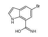 5-Bromo-1H-indole-7-carboxamide Structure