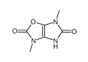 3,6-dimethyl-4,6-dihydro-3H-imidazo[4,5-d]oxazole-2,5-dione Structure