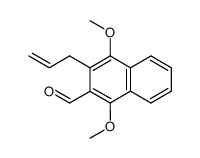 3-allyl-1,4-dimethoxy-2-naphtaldehyde Structure