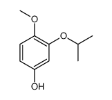 Phenol, 4-methoxy-3-(1-methylethoxy) Structure