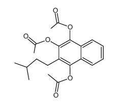 1,2,4-triacetoxy-3-isopentyl-naphthalene Structure