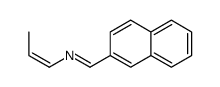 1-naphthalen-2-yl-N-prop-1-enylmethanimine Structure