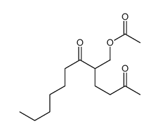 [3-oxo-2-(3-oxobutyl)nonyl] acetate结构式