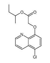 butan-2-yl 2-(5-chloroquinolin-8-yl)oxyacetate结构式