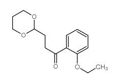 3-(1,3-DIOXAN-2-YL)-2'-ETHOXYPROPIOPHENONE Structure