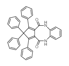 4,5-dibenzhydrylidene-2,7-diazabicyclo[6.4.0]dodeca-8,10,12-triene-3,6-dione结构式