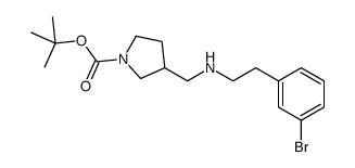 1-BOC-3-([2-(3-BROMO-PHENYL)-ETHYLAMINO]-METHYL)-PYRROLIDINE picture