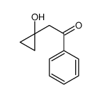 2-(1-hydroxycyclopropyl)-1-phenylethanone结构式