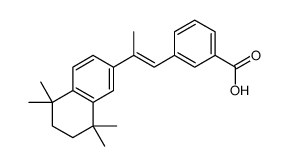 3-[(E)-2-(5,5,8,8-Tetramethyl-5,6,7,8-tetrahydronaphthalen-2-yl)-1-propenyl]benzoic acid Structure