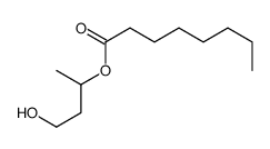 4-hydroxybutan-2-yl octanoate Structure