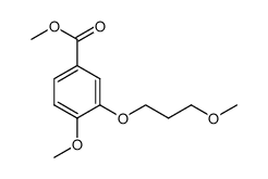 4-methoxy-3-(3-methoxy-propoxy)-benzoic acid methyl ester Structure