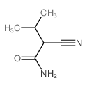 2-cyano-3-methyl-butanamide Structure