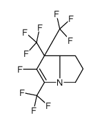 6-fluoro-5,7,7-tris(trifluoromethyl)-1,2,3,8-tetrahydropyrrolizine Structure