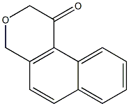 2,4-dihydro-1H-benzo[f]isochromen-1-one结构式