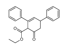 ethyl 6-oxo-2,4-diphenylcyclohex-2-ene-1-carboxylate结构式