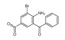(2-amino-3-bromo-5-nitrophenyl)-phenylmethanone结构式