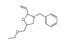 3-benzyl-2-ethenyl-5-(ethoxymethyl)-1,3-oxazolidine结构式